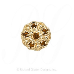 GS078 CIT - 14 Karat Gold Citrine Slide 